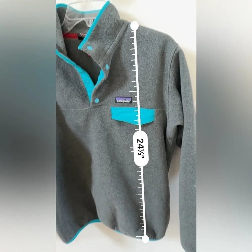 Patagonia Lightweight Synchilla Snap-T Pullover
In Nickel W/Epic Blue M - Picture 6 of 10